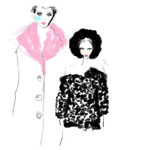 Fashion illustration women by Melbourne based illustration Kelly Thompson