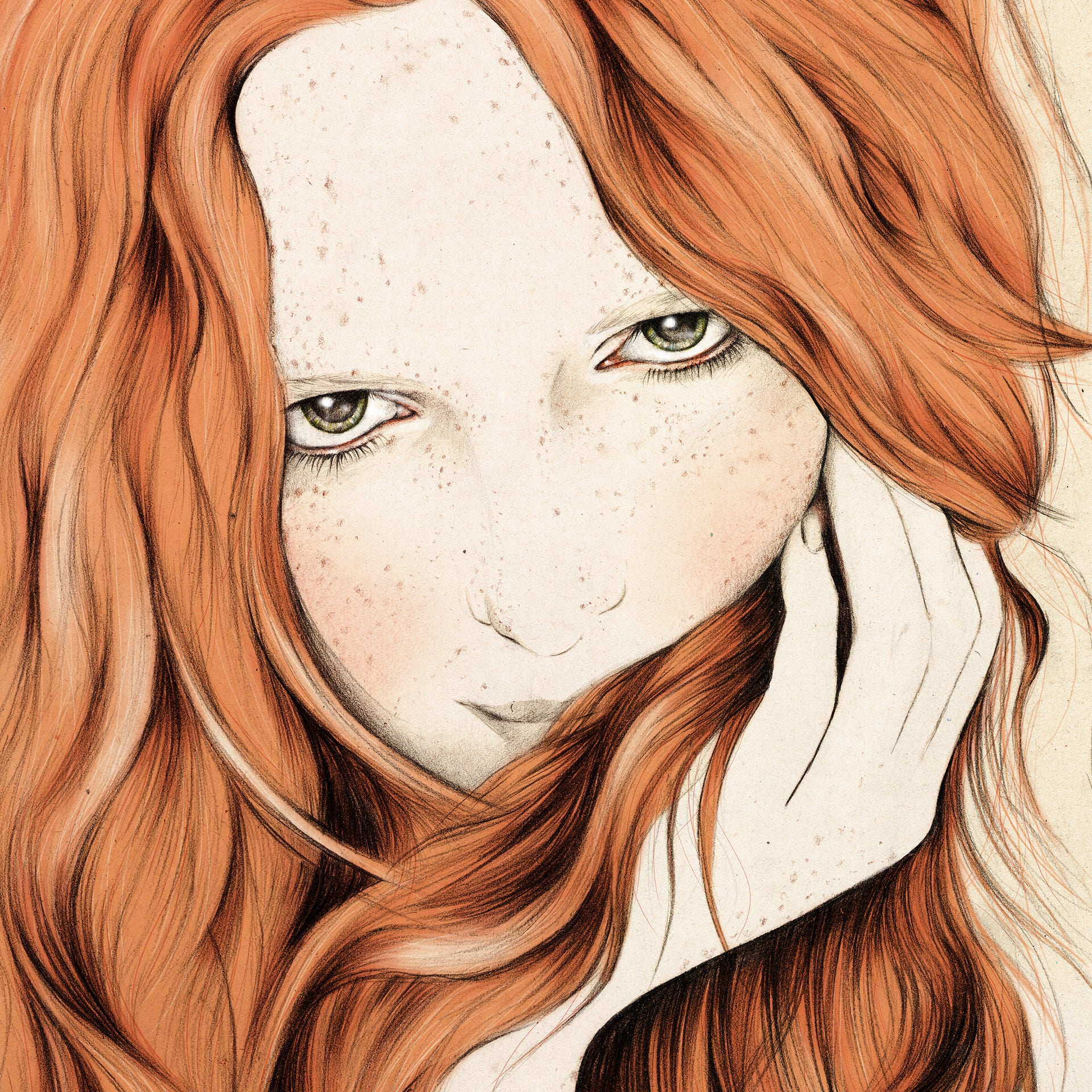 Girl illustration commission by Melbourne based illustrator Kelly Thompson